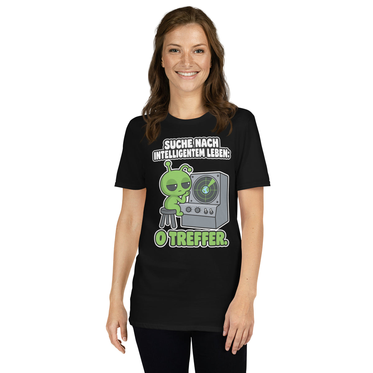 Suche nach intelligentem Leben: 0 Treffer – Alien T-Shirt in Black